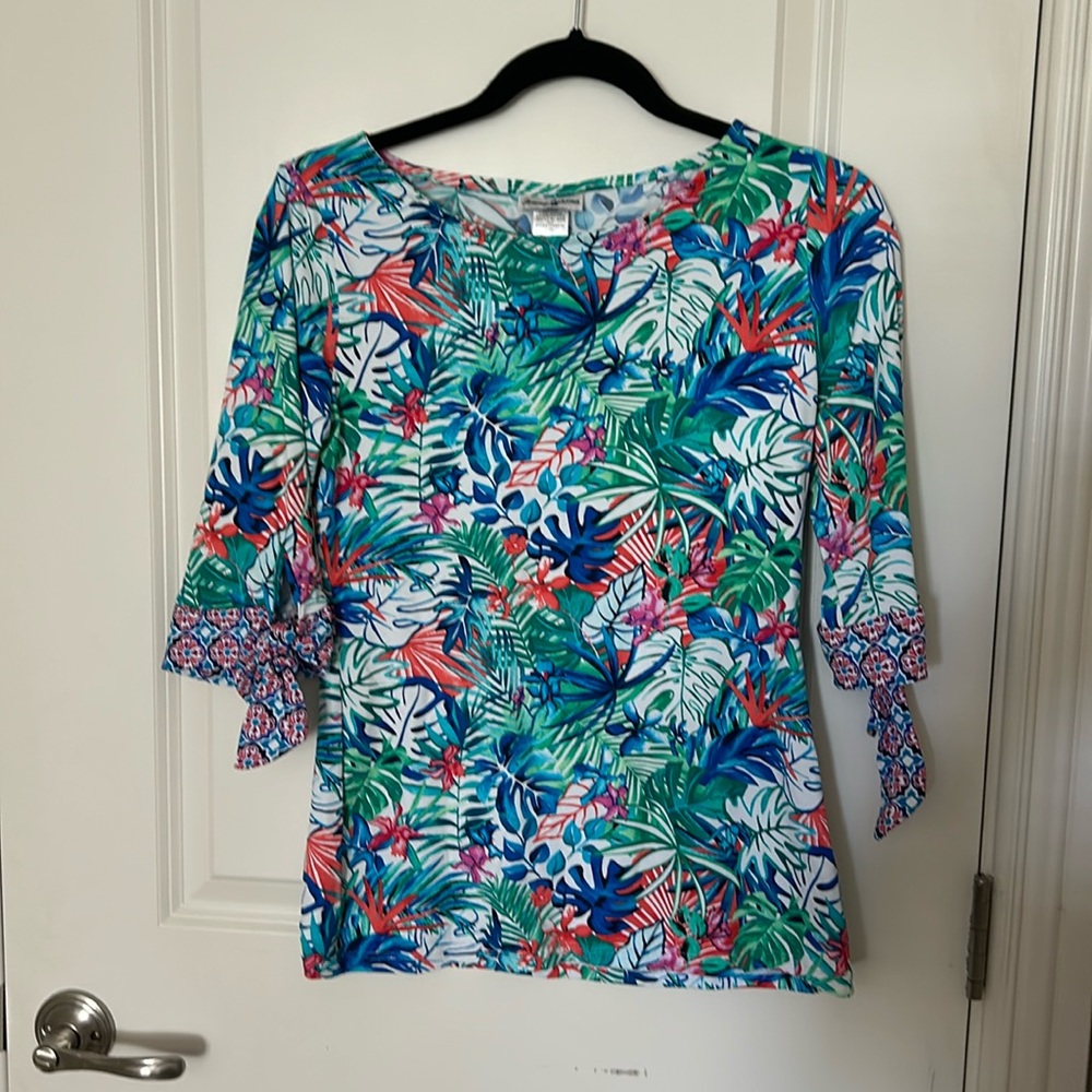 Tommy Bahama vibrant tropical top